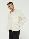 Levi's Mason Minimalist Fleece Jacket - Cream, Cream, Size Xl, Men