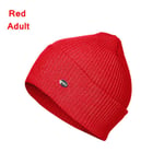 Warm Hat Beanie Cap Skullies Red Adult