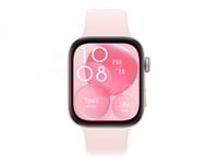 Huawei Watch Fit 3 - Aluminiumlegering - Smart Klocka Med Rem - Fluoroelastomer - Rosa - Handledsstorlek: 120-190 Mm - Display 1.82" - Bluetooth, Wi-Fi - 26 G  - Rosa