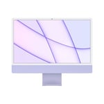 Apple iMac 24" 512 Go SSD 8 Go RAM Puce M1 CPU 8 cœurs GPU 8 cœurs Violet