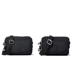 Kipling Femme Abanu M sac, Noir (Black Noir), Taille unique EU Femme Abanu Sac, Noir (Black Noir), Taille Unique EU