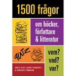 1500 frågor om böcker, författare och litteratur (bok, danskt band)