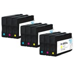 9 C/M/Y Ink Cartridges for HP Officejet Pro 7720, 8210, 8715, 8720, 8730