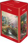 Schmidt Spiele 59928 Thomas Kinkade, Disney, Mickey et Minnie à Hawaï, Puzzle de 500 pièces dans une boîte Nostalgie, coloré