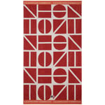 Lexington Graphic Strandhåndkle 100x180 cm, Rød Bomullsfrotté