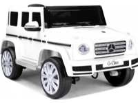 Lean Cars The car with a battery Mercedes G500 white