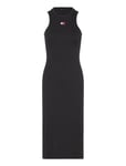 Tommy Jeans Tjw Rib Xs Badge Racer Dress Svart