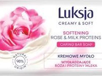 Luksja Creamy & Soft Smoothing Cream Bar Soap Rose & Milk Proteins 90g