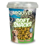 ARQUIVET Soft Snacks pour Chien Coeurs de Poulet et Chasse Pack 12 x 300 g - Snacks Naturels pour Chiens de Toutes Les Races - Prix, Récompenses, Chuches pour Chiens