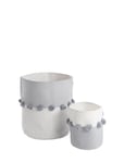 Toddlekind Pom Pom Basket Small - St Grå