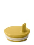 Drink Lid For Eco Cup Yellow Design Letters