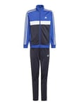 Boys, adidas Sportswear Junior Kids Colorblock Tracksuit - Blue, Blue, Size 9-10 Years