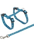 Trixie Cat harness with leash cat motif 27-45 cm/10 mm 1.20 m - Assorted