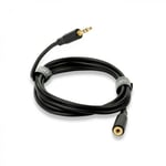 QED Connect 3.5 mm Headphone Extension Cable 3m