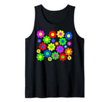 Hippy Flower Daisy Spring Pattern Classic T-Shirt Tank Top