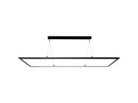 Deko Light 620031 Led Event-Panel Transparent Rgbnw Pendullampe Eek: E (A - G) Led (Rgb) Led Indbygget 63 W Sort