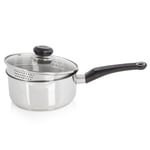 Morphy Richards 970117 18cm Saucepan S/S with Pouring - Brand New