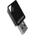 NETGEAR Clé WiFi Puissante A6100-100PES Clé WiFi USB Compacte 1.6 Gbit/S Dongle WiFi 802.11AC 600