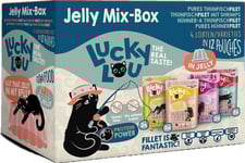 Lucky Lou Karma Dla Kota Jelly-Mix-Box Saszetki 12X70g