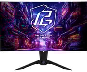 Asrock Pgo32ufs, 80 Cm (31.5"), 3840 X 2160 Pixlar, 4K Ultra Hd, Oled, 0,03 Ms, Svart