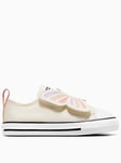 Converse Infant Girls One Strap Festival Ox Trainers - Off White, Off White, Size 7 Younger