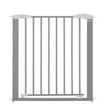 Badabulle Barrière de Sécurité Enfant Safe&Lock - Barrière sans Perçage ou Fixation Vis, Barrière Extensible (73 à 81,5 cm) - Ouverture Facile, Métal