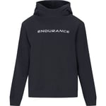 Endurance Glakrum Hoody Unisex Stl. 8 Svart - Perfekt för löpning och träning, komfortabel och stilren tröja