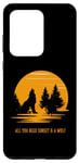 Galaxy S20 Ultra All You Need Sunset and a wolf I Love My wolf Wild Retro Case
