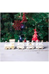 20cm Wooden Christmas Train Set Display