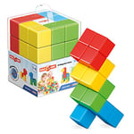 Geomag Jeux de Construction Magnétique pour enfants Magicube - Jouets éducatifs pour Garçons et Filles 100% Recyclé - 16 Cubes Magnétiques Collection Green