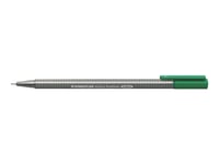 Staedtler Triplus - Fineliner - Grön - Vattenbaserat Bläck - 0.3 Mm - Superfin