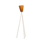 Northern Oslo Wood golvlampa caramel, beige stativ
