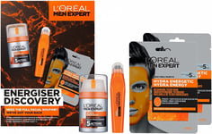 L’Oreal Men Expert Energiser Discovery Gift Set, Men’s Skincare Gift For Him C