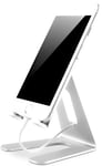 Orco Phone Stand For Desk Phone Dock Universal Stand Cradle Holder, Dock Compatible with iPhone 11 Pro Xs Max XR X 8 7 6S Plus Switch, HUAWEI Samsung S10 S9 (Silver)