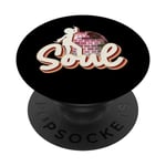 Soul Sista Retro Disco Vintage Disco Femme Soul Sista PopSockets PopGrip Interchangeable
