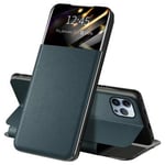 MTP Products iPhone 13 Pro Max Front Smart View Flip-deksel - Grønn