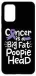 Galaxy S20+ Cancer Awareness Lavender Ribbon Poopie Head Fighter Chemo Case