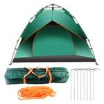 2-3 Man Person Pop Up Camping Tent Outdoor Family Hiking Beach Waterproof Room