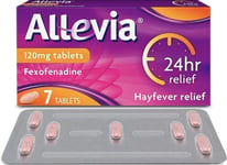 Allevia Hayfever 24 Hour Allergy Relief Tablets 7 Tablets Pack of 2 = 14 Tablets