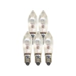 Reservlampor till 5-armad ljusstake 5-pack 3W 55V