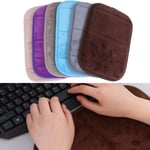 1pc Ultra Memory Cotton Keyboard Pad Soft Anti-slip Wrist Elbow Khaki