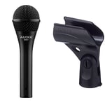 AUDIX OM-7 Microphone, Black, 6.00 x 9.00 x 12.00 inches & Shure A25D Microphone Clip - Break Resistant Stand Adapter for Handheld Wired Mics with Barrel Diameter