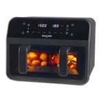 Salter Dual Air Fryer Non-Stick Digital LED Touch Display 6 Functions 7L 2300W