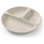 Babyono Tallrik med Sugpropp Silikon Beige