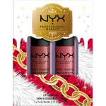 NYX Professional Makeup Lip make-up Lipgloss X-mas Soft Matte Cream Duo 2 x Liquid Lipstick 8 ml 02 1 Stk.