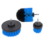 3pcs Power Scrubber Brush Electric Drill Cleaning Kit For Ba