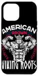iPhone 14 Pro Max American Viking with Nordic Roots Design Case