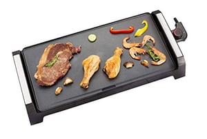Plaque Chauffante électrique Antiadhésive – 30 Cm, 1200 W, Prise EU, Pour Crêpes, Grillades