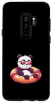 Coque pour Galaxy S9+ Bande dessinée Panda mignon en vacances d'été