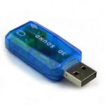 Carte Son Externe USB Virtual 5.1 Canaux Audio 3D